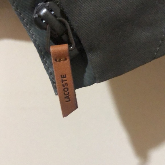 Lacoste Utility Jacket with Leather Trim - Picture 9 of 12